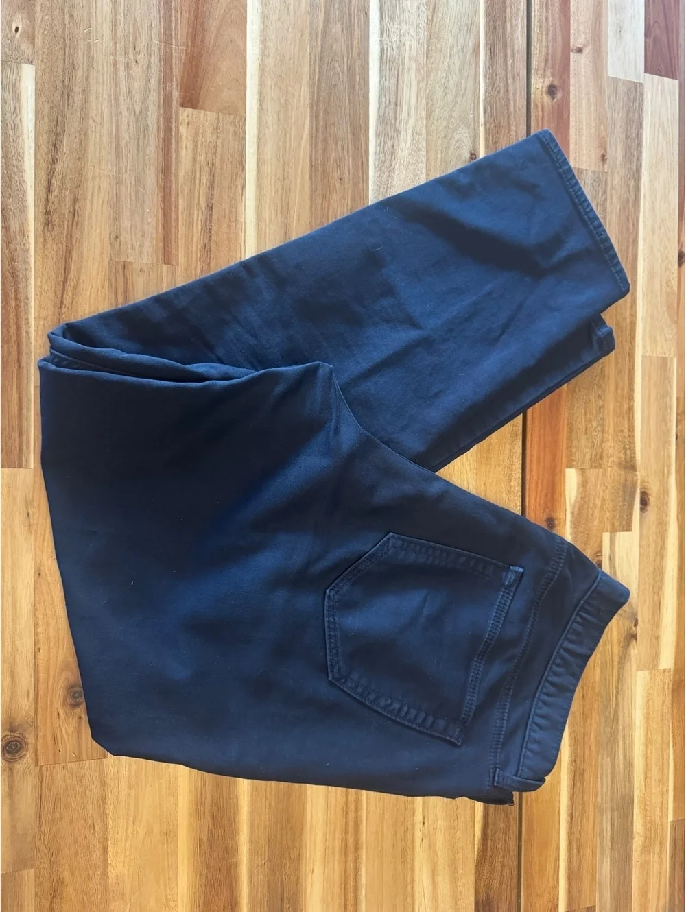 Banana Republic Men’s 35x30 Travel Pants Athletic Fit Navy Blue Stretch 5 Pocket